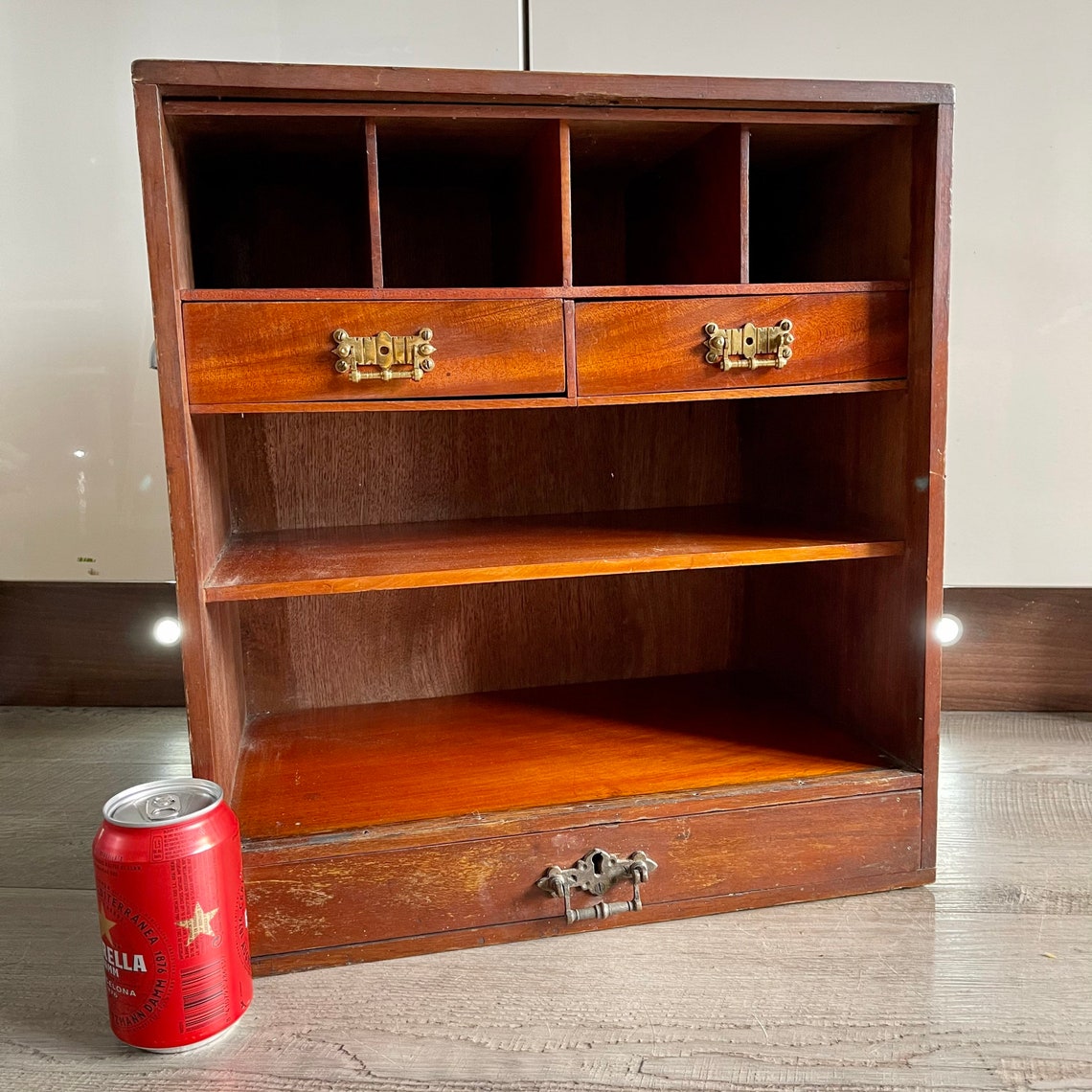 Archivador eduardiano de caoba con 4 agujeros de paloma 2 | Etsy