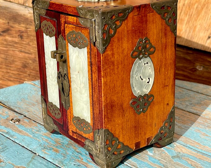 Vintage Chinese Jewellery With Three Drawers Etsy