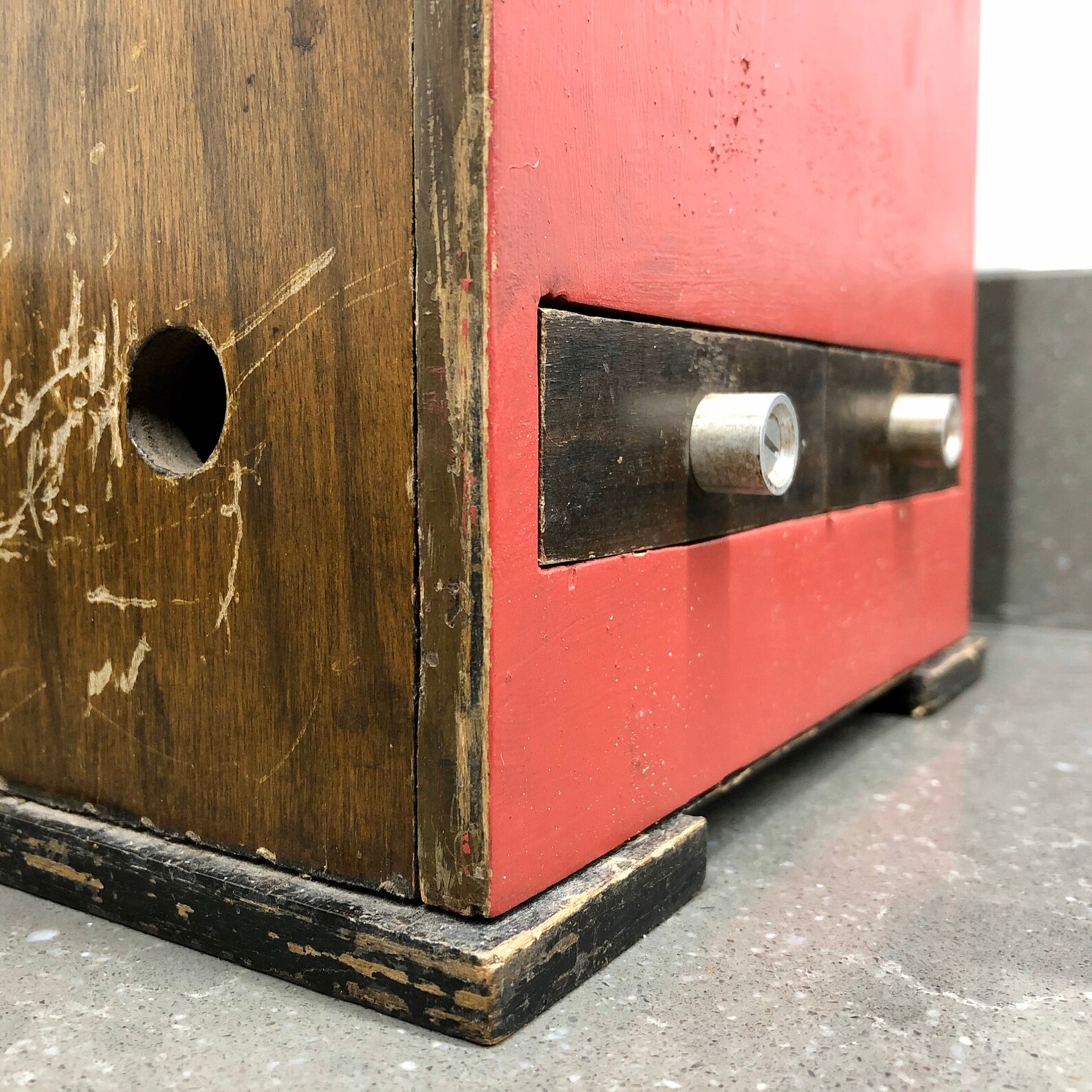 Vintage C1940s Handmade Wooden Coin Operated Vending Machine. Etsy