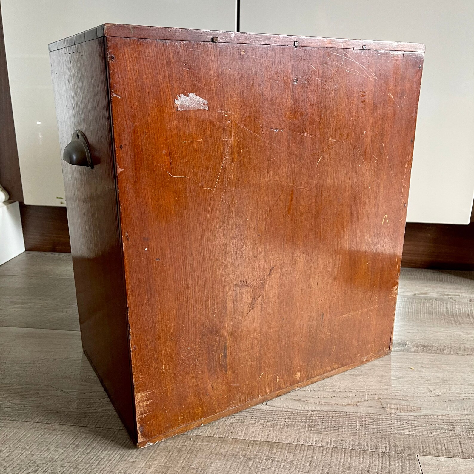 Archivador eduardiano de caoba con 4 agujeros de paloma 2 | Etsy