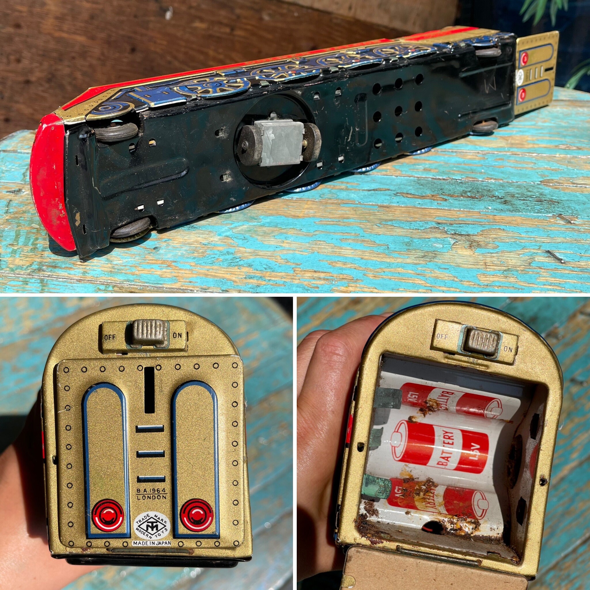 Vintage Tinplate Train. the Golden Falcon, Japan. - Etsy