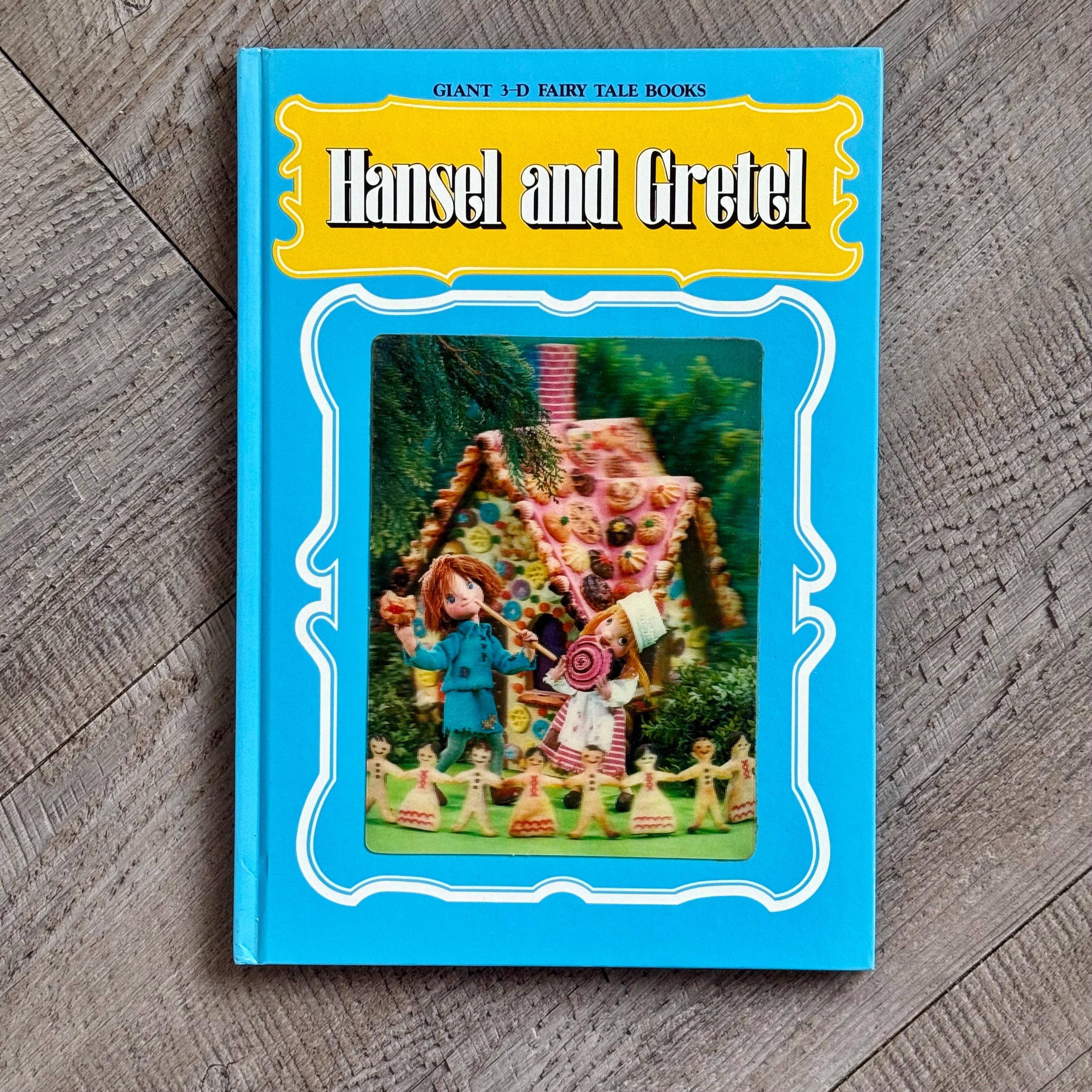 Vintage Giant 3-D Fairy Tale Book With Lenticular Cover. Choose