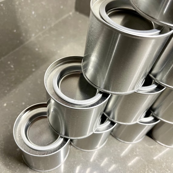 10 Aluminium Empty Paint Cans With Lever Lid. 60x60mm. 125ml Etsy UK