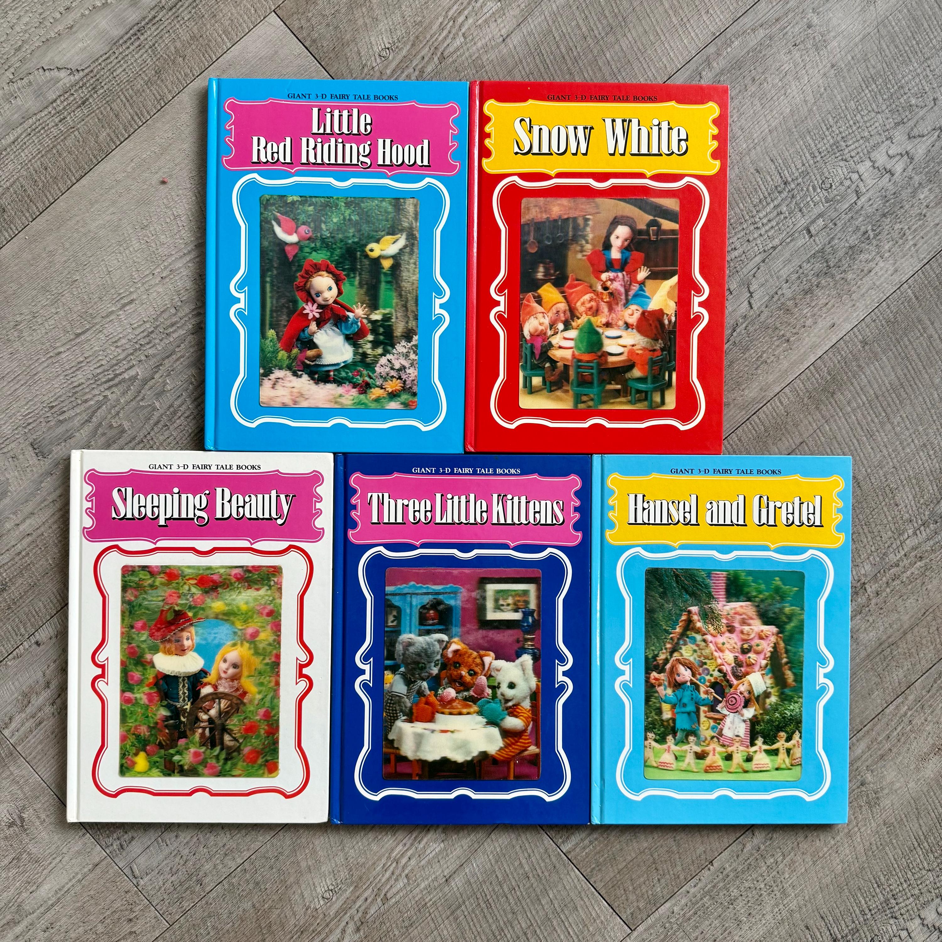 Vintage Giant 3-D Fairy Tale Book With Lenticular Cover. Choose