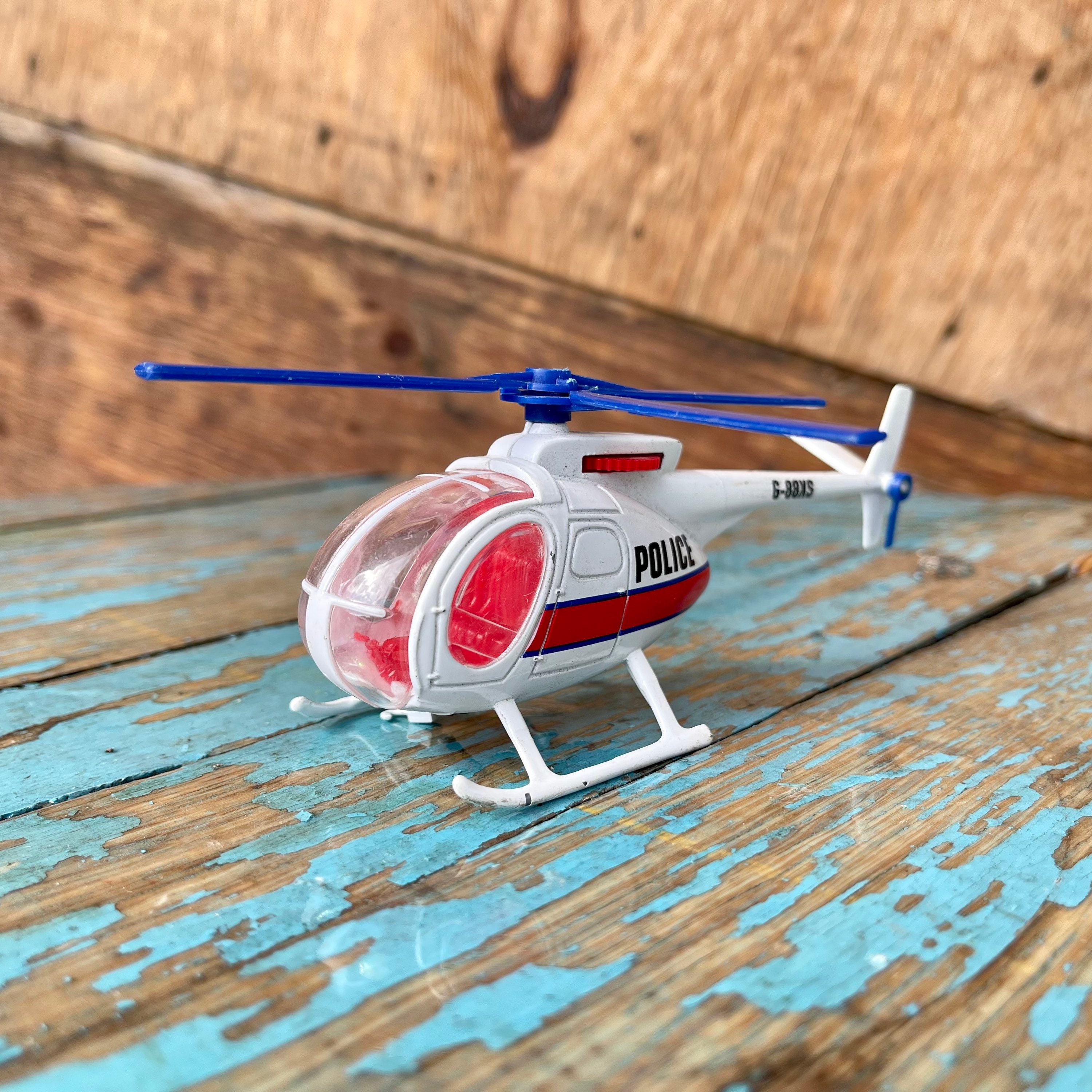 Vintage G 88XS Toy Police Helicopter With Hook Winch Etsy Canada