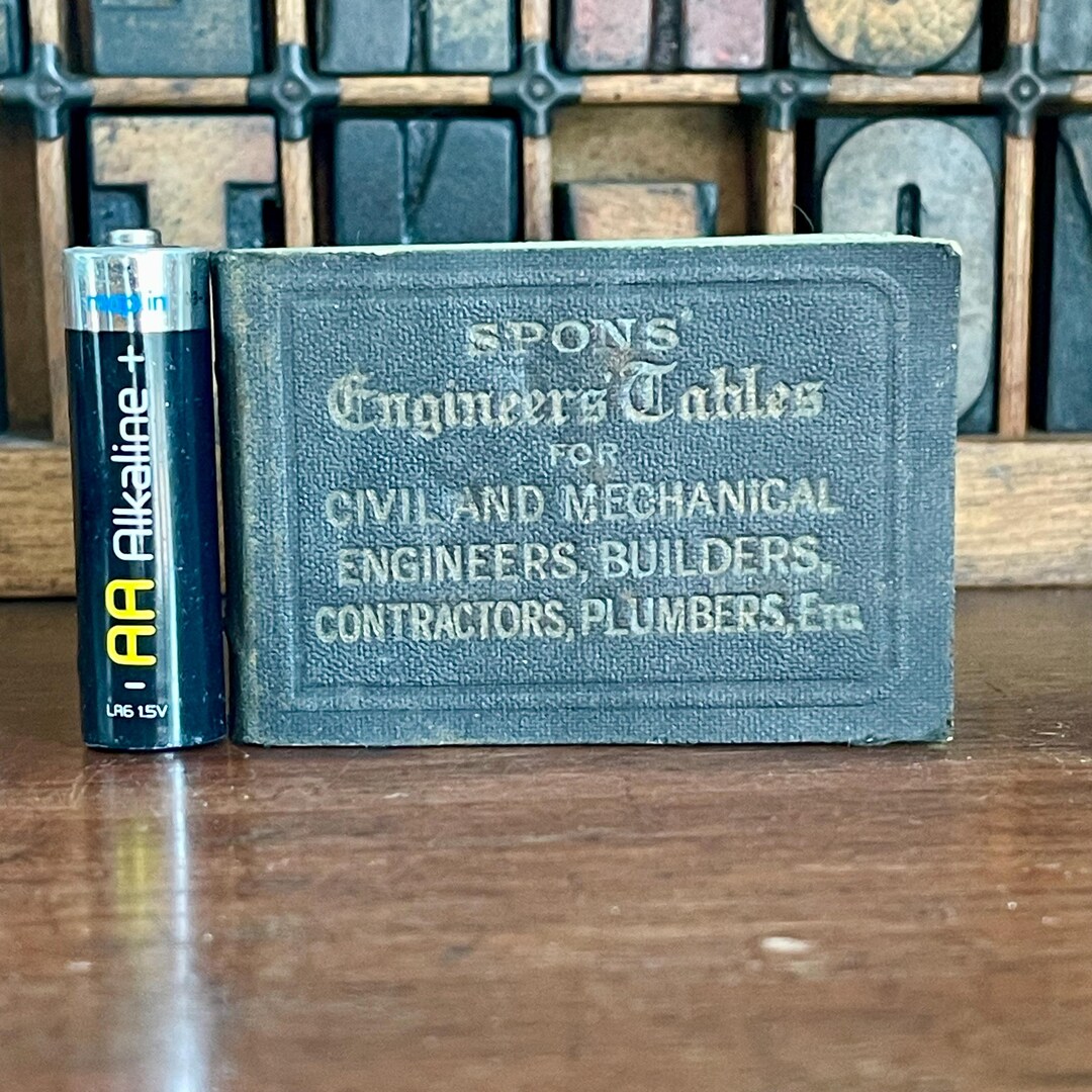 Spons Table Key 1944 Spons’ Engineers’ Tables for Civil & Mechanical Engineers and More ...