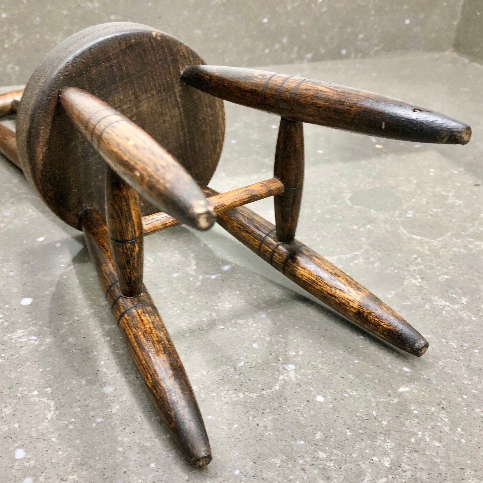 Vintage Folk Art Miniature Wooden Chair. Made From Cricket Etsy