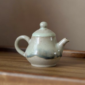 Mini Gong Fu Ceramic Teapot | Satin White | 75ml artisan teapot