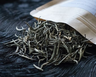 White tea from Old trees Silver Needles Premium loose leaf tea from Thailand Organic