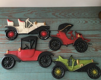 vintage metal cars