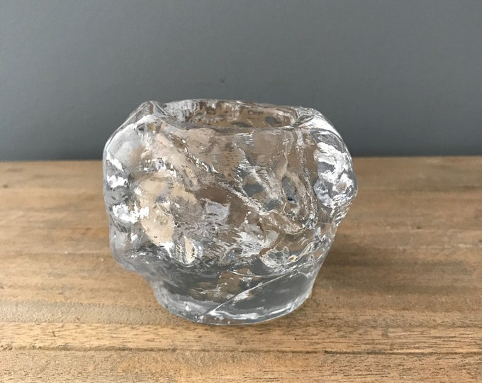 Kosta Boda Snowball Tea Light Votive Candle Holder Etsy
