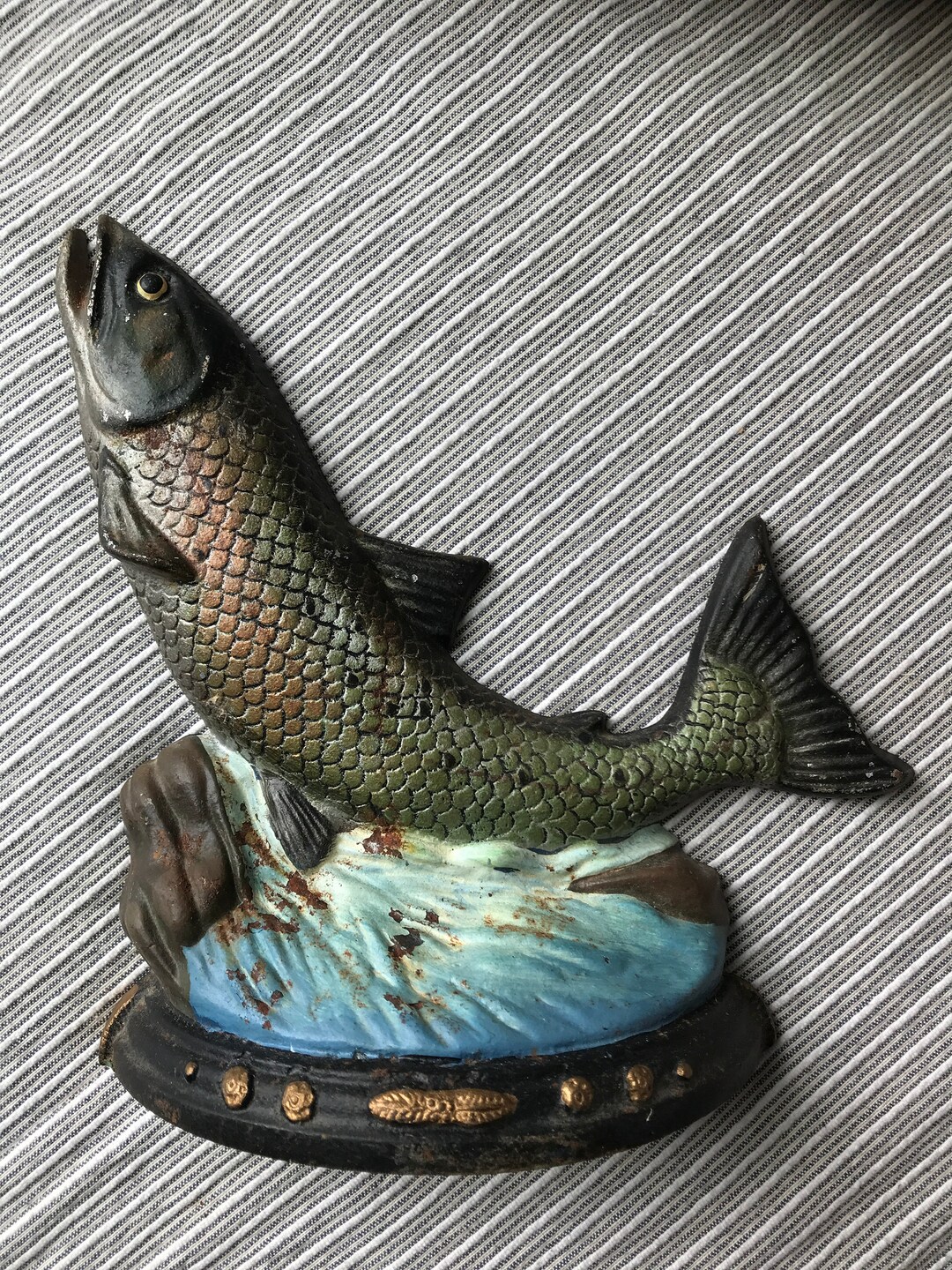 Cast Iron Fish Door Stop. Etsy