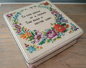 Vintage Hallmark circular tin