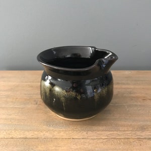 Pottery Mixing bowl with spout Fat Beagle Pottery