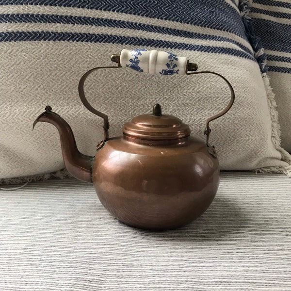 Copper Tea Kettle Etsy