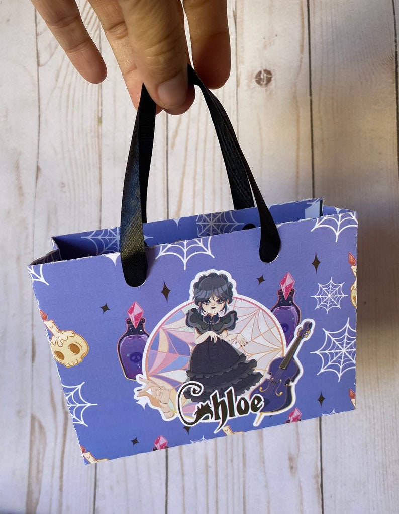 12 Wednesday Candy Bags / Personalized Paper Bags for Candy / Etsy