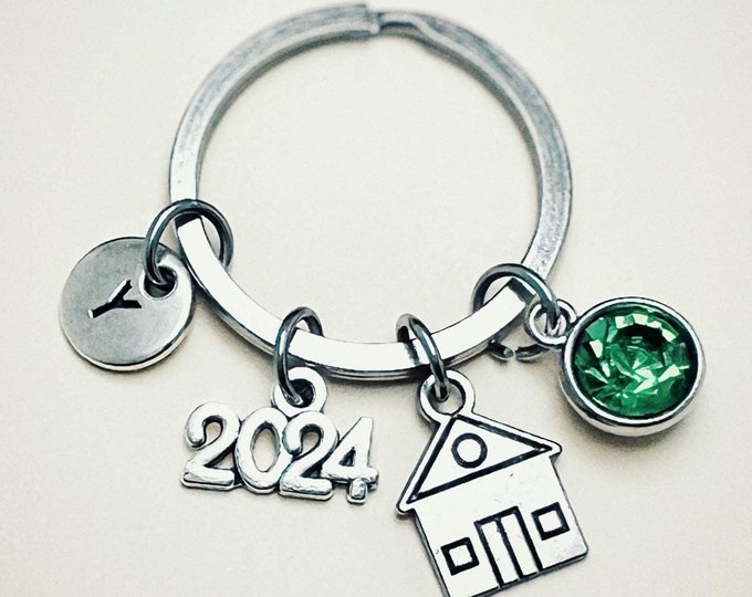 New Home Keyring, New Home Keychain, New Home Gift, Moving Home Gift, New home gift, first home, house gift,Housewarming gift, Home Keyring