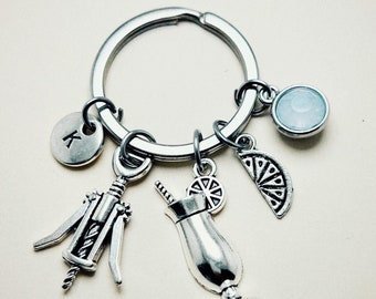 Bartender Gift, Barman Gift, Bartender Keychain, Bartender Keychain, Barmaid, Mixologist, Bar, Bar, Pub, Drink, Server, Waitress