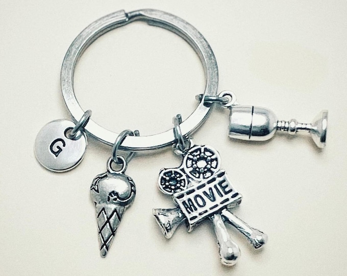 Movie keychain, actors gift, Movie gift, Movie lover, Movie addict, TV, cameramen gift