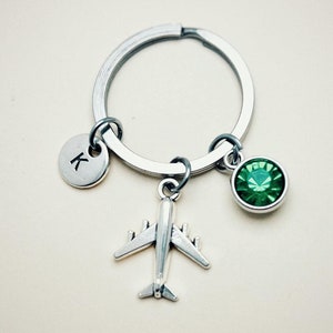 Airplane Keychain, Airplane Keychain, Airplane Gift, Quirky Gift, Unique Gifts, Origami Keychain, Airplane, Travel, Flight Attendant