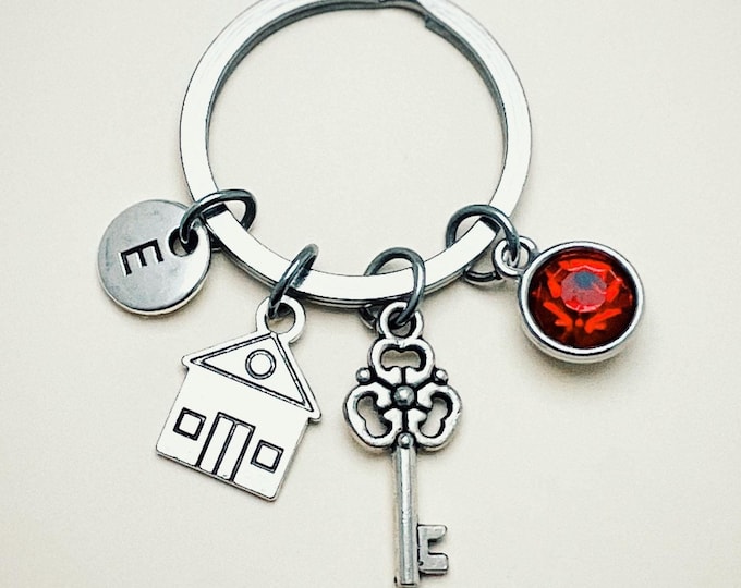 First home gift, first home gift, new home gift, first home, first house keychain, personalized gift, my first home keychain