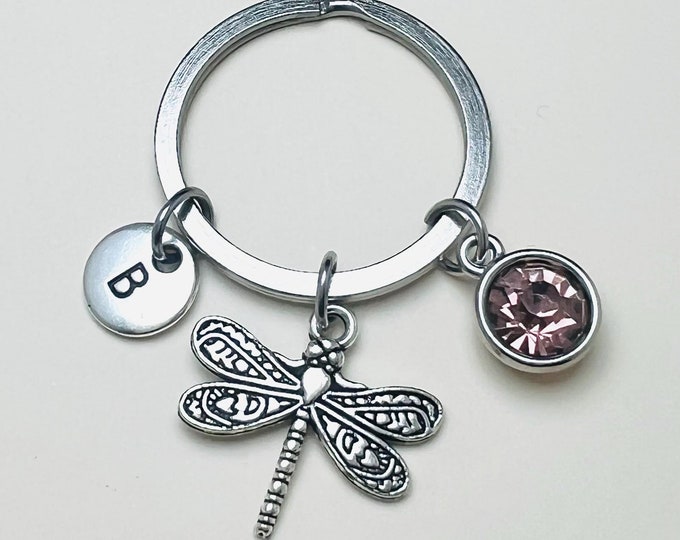 Dragonfly Key chain, Dragon fly Keyring,  Insect key chain, Summer key ring, Flying Insect, Insect Gift, Insect Jewelry