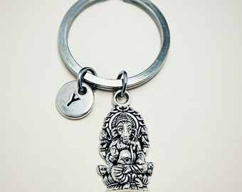 Ganesh Keyring, Ganesh Keychain, Ganesh Gifts, Ganesha Keyring, Ganesha Keychain, Hindu, Ohm, Lord ganesh, Indian God, Yoga, Om, Meditation