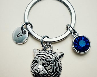 Tiger keychain, tiger, animal keychain, tiger pendant, tiger jewelry, tiger gifts, animal gifts, large pendant, fashion, trend
