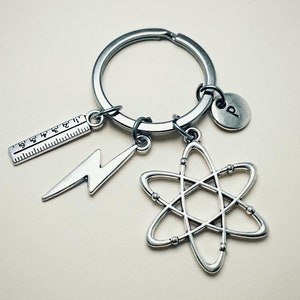 Physics Keychain, Physics Gift, Gift for Physics Teacher, Gift for Physics Students, Physics Gift for Her, Physics Keychain, Physics