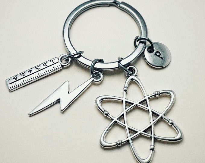 Physics Keychain, Physics Gift, Gift for Physics Teacher, Gift for Physics Students, Physics Gift for Her, Physics Keychain, Physics