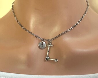 Scooter Necklace, Scooter Jewelry, Scooter Gift, Scooter Charm, Unique Gifts, Skater, Kids Scooter, Moped, Motorbike,Chidlren scooter,Friend