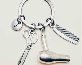 Hairdresser gift, stylist gift, hairdresser gift, beautician gift, hairstylist gift, keychain, keychain