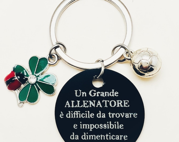 Coach Keychain, Soccer Gift, Best Coach, Appreciation Gift, Team Gift,
