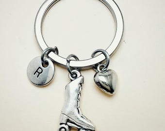 Roller Blades Keychain, Skates Keychain, Roller Skates Keychain, Roller Skating Keychain, Skating Gifts, Roller Skates
