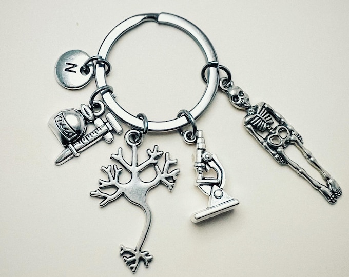Biology Gift,Biology Teacher gift, Biology student gift, Biology gift for her, Science Key ring, Medical student, Doctor graduation, Nurse