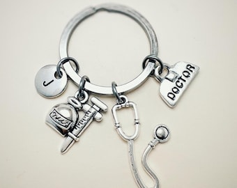 Doctor graduation gift, Doctor Gift, Medical Graduate, Doctor keychain, Doctor keychain, Doctor Jewelry, Gift for Doctor,Medical Student