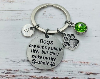 Hunde-Schlüsselanhänger, Hundegeschenk, Geschenke für Hundeliebhaber, Hunde-Charm-Schlüsselanhänger, Geschenk für Pfoten