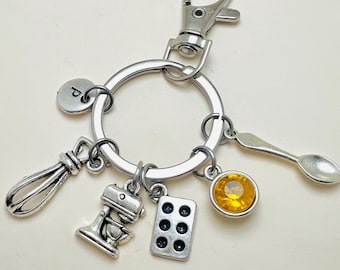 Pastry Chef Keychain, Cooking Gift, Food Lovers, Baking Cake Keychain, Chef Keychain, Pastry Gifts, Pastry Chef Birthday