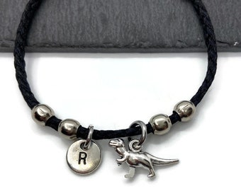 Dinosaur Charm gifts, Dinosaur bracelet, T rex bracelet, Dinosaur jewellery, Dinosaur Lover, Dino charm, Best Friend, Mens,