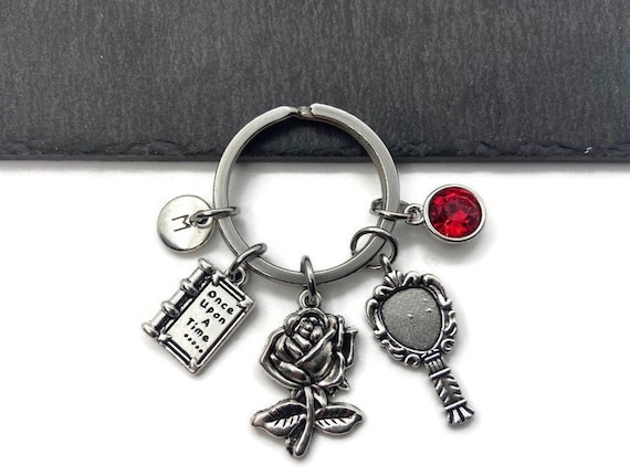 Beauty and the beast keyring discount