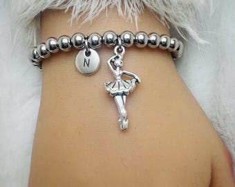 Dancer bracelet, ballet bracelet, dancing bracelet, ballet shoes, dancer gift, ballet lover, ballerina