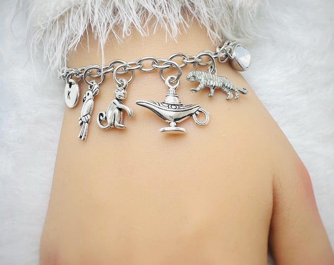 Genie Lamp Bracelet, Magic Lamp,Aladdin Inspired, Wish Bracelet, Aladdin Bracelet, Aladdin Jewelry, Fairy Tale,