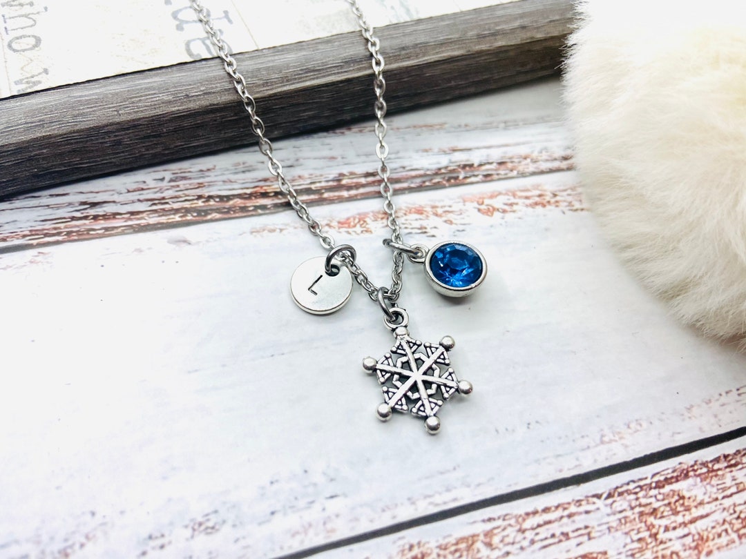 Sneeuwvlok ketting kerst ketting kerstmis sneeuw hanger Etsy België