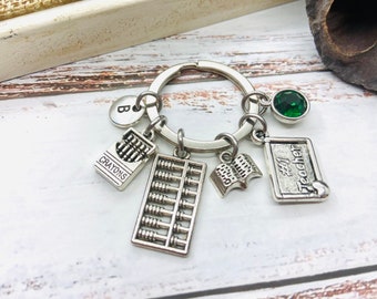 Algebra Gift, Algebra Teacher gift, Algebra student gift, Algebra gift for her, Maths Keyring, Mathematics, Abacus, Mathematician, Maths