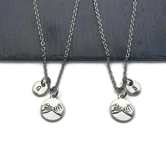 Promise necklace for best friend deals