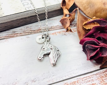 Horse gift for her, Horse Necklace, Horse lover necklace, Horse rider jewelry,Horse gift for him, Horse birthday gift, Personalized Horse