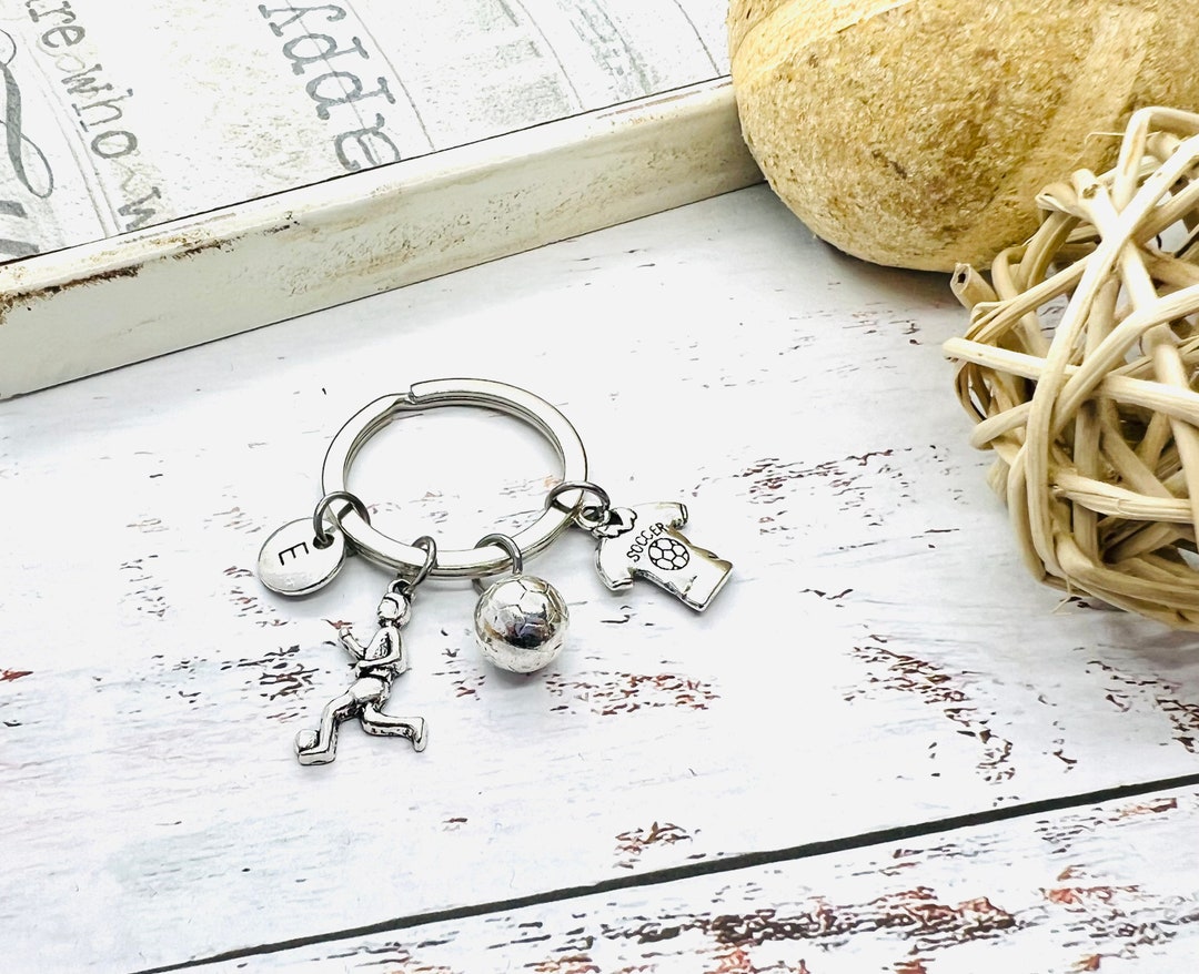 Goalkeeper Gift Goalie Gift Soccer Keychain Soccer Keyring Etsy Australia