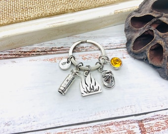 Fireman Gift, Fireman Gifts, Firefighter Gifts, Fireman Keychain, Fireman Keyring, Firefighter Keychain, Firefighter Key ring,