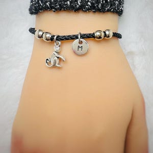 Pulseira de macaco, presente de macaco para ela, amante de macaco, macaquinho, macaco, animal, chimpanzé, tema de macaco, selva