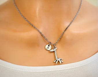 Giraffe gifts necklace, giraffe jewelry, giraffe, animal gift for her, giraffe gifts for her, birthday necklace, giraffe lover, giraffe